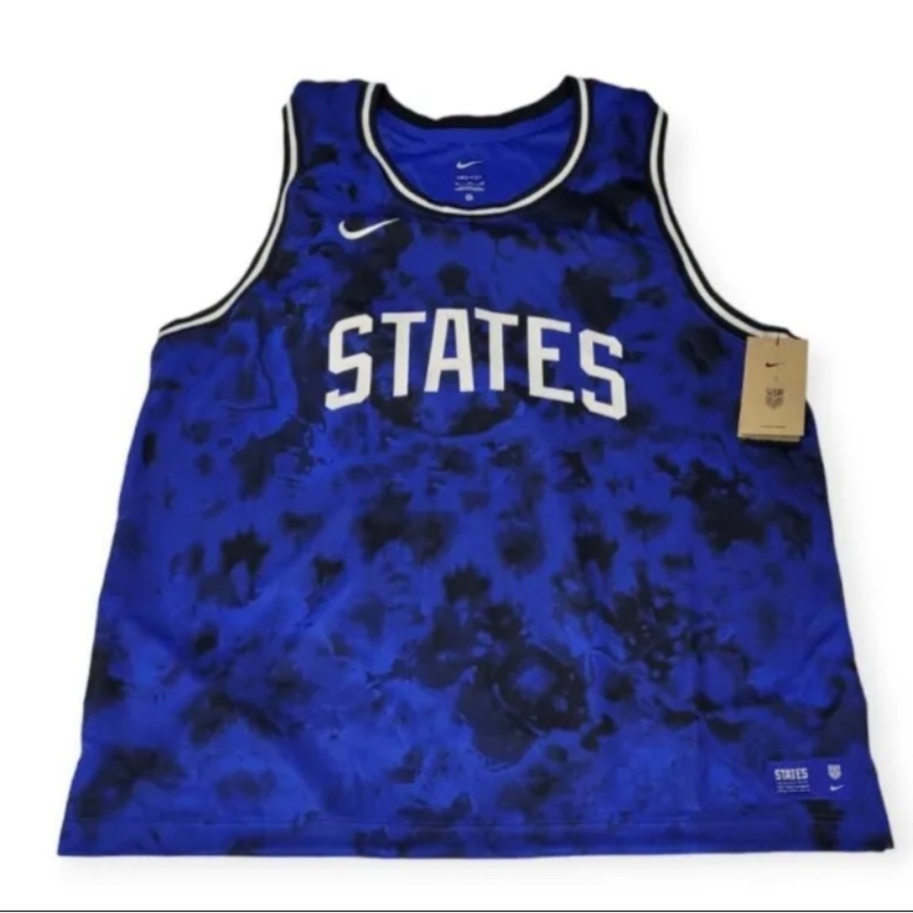 Nike Dri-Fit USMNT 'STATES' Basketball Style Jersey new